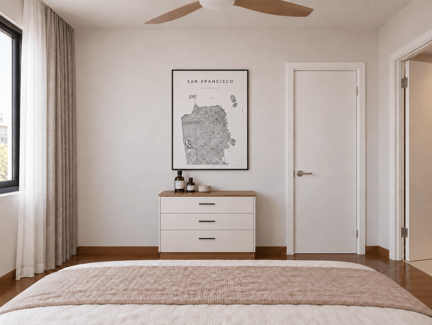 Bedroom primary view